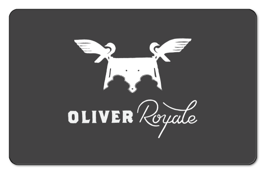 oliver royale logo on a grey background